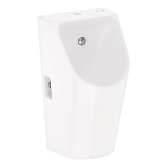 hansgrohe EluPura Original S Urinal mit Zulauf von oben, Weiß Ablauf nach unten/hinten spülrandlos