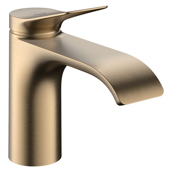 Hansgrohe Vivenis Standventil 80mm, 5l/min, Hebel-Grifffür Kalt-/vorgem. Wasser ohne Ablaufgarnitur, Brushed Bronze