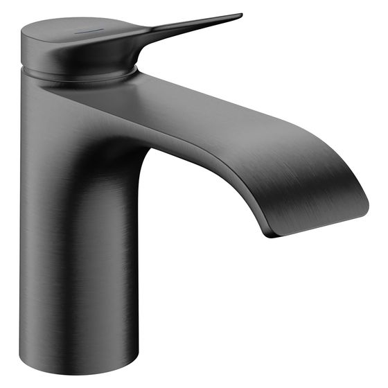 Hansgrohe Vivenis Standventil 80mm, 5l/min, Hebel-Grifffür Kalt-/vorgem. Wasser ohne Ablaufgarnitur, Brushed Black Chrome