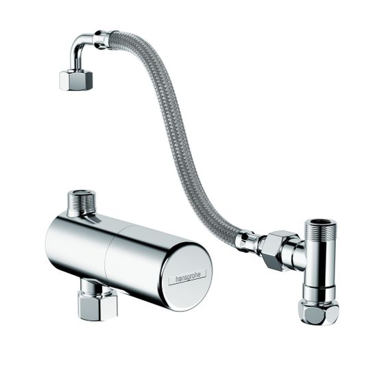 hansgrohe Ecostat Untertischthermostat Aufputz DN 15, Chrom