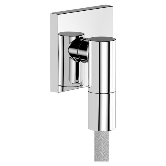 Hansgrohe FixFit Fine E Wandanschluss, Rückflussverhinderer, G 1/2