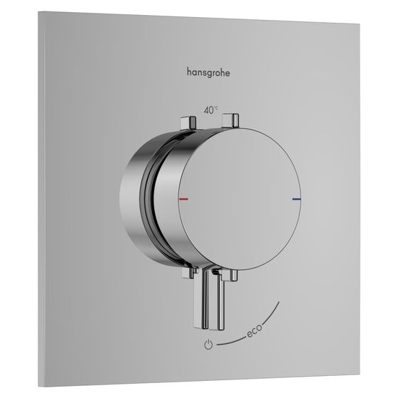 Hansgrohe Ecostat Comfort E Thermostat Unterputz, 25,2l/min, für 1 Verbraucher, Chrom