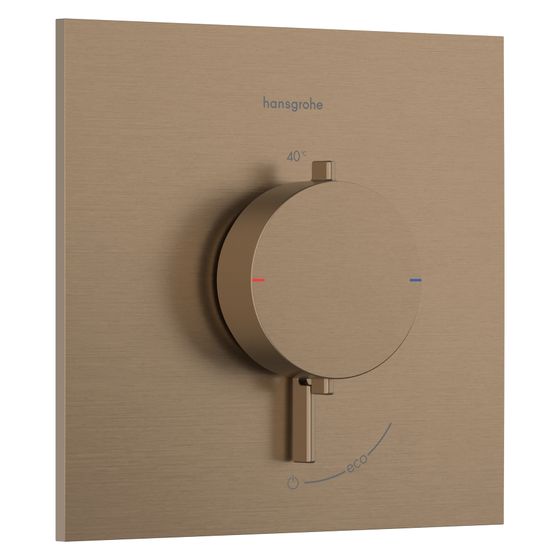 Hansgrohe Ecostat Comfort E Thermostat Unterputz, 25,2l/min, für 1 Verbraucher, Brushed Bronze