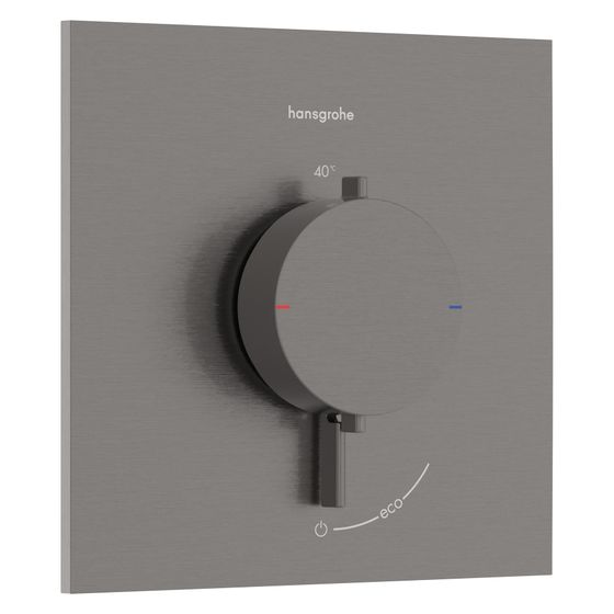 Hansgrohe Ecostat Comfort E Thermostat Unterputz, 25,2l/min, für 1 Verbraucher, Brushed Black Chrome