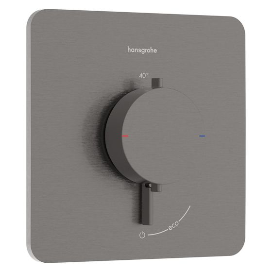 Hansgrohe Ecostat Comfort Q Thermostat Unterputz, 25,2l/min, für 1 Verbraucher, Brushed Black Chrome