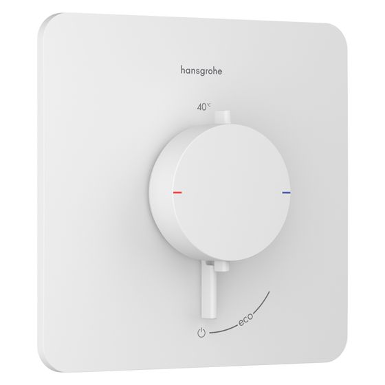 Hansgrohe Ecostat Comfort Q Thermostat Unterputz, 25,2l/min, für 1 Verbraucher, Mattweiß