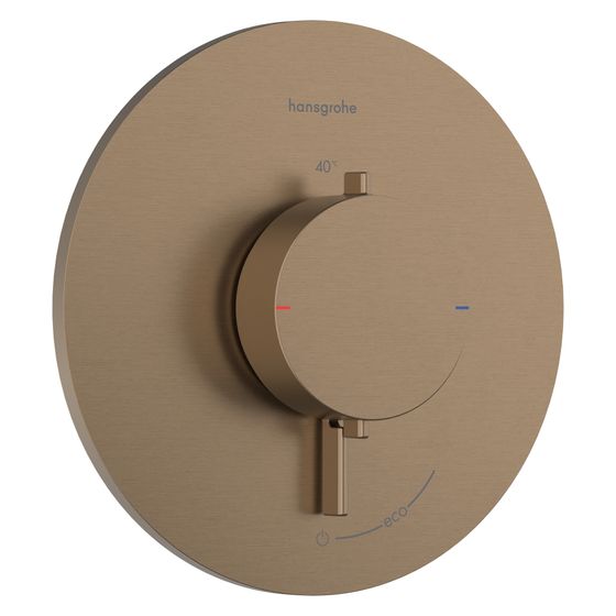 Hansgrohe Ecostat Comfort S Thermostat Unterputz, 25,2l/min, für 1 Verbraucher, Brushed Bronze