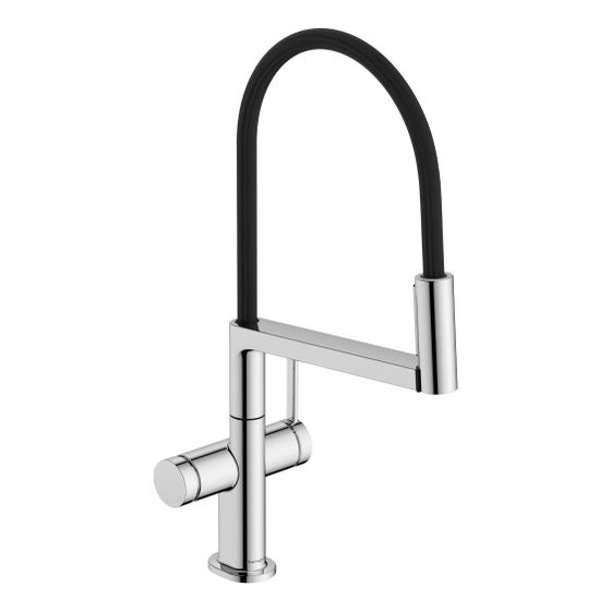 hansgrohe Talis Select M54, Einhebel-Küchenmischer 210mm 5,6l/min 3jet Chrom Semi-Pro, PowderSpray