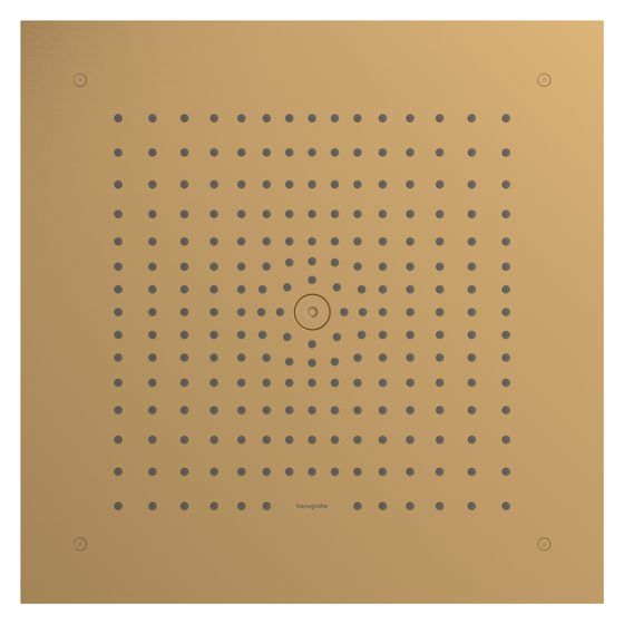 Hansgrohe Raindance E Kopfbrause, 8l/min, 400x400mm, 1jet, EcoSmart Deckenintegriert, Brushed Bronze