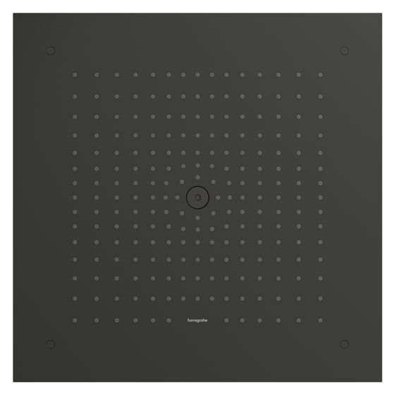 Hansgrohe Raindance E Kopfbrause, 8l/min, 400x400mm, 1jet, EcoSmart Deckenintegriert, Brushed Black Chrome