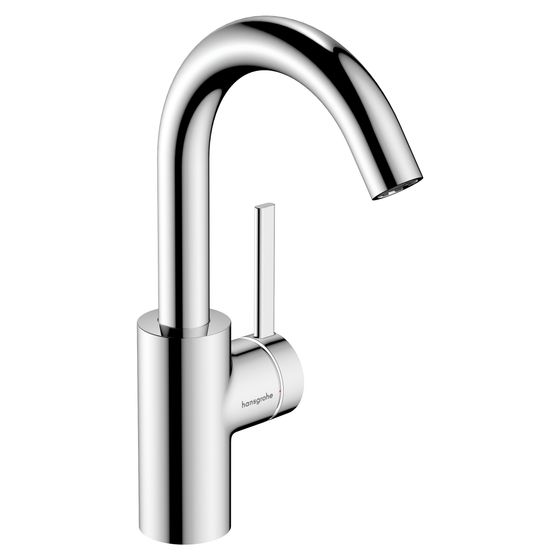 Hansgrohe Zesis S Einhebel-Waschtischmischer 210 CoolStart mit Schwenkauslauf und Push-Open Ablaufgarnitur, Chrom
