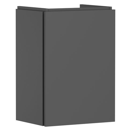 Hansgrohe Xilesa E Waschtischunterschrank 430x330mm, für Handwaschbecken, Türanschlag links, Schiefergrau Matt