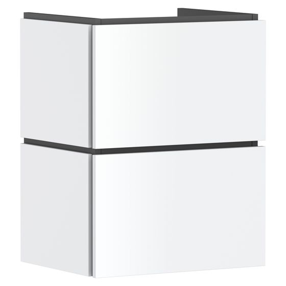 Hansgrohe Xilesa E Waschtischunterschrank 480x380mm, 2 SK für Handwaschbecken, Mattweiß