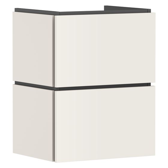 Hansgrohe Xilesa E Waschtischunterschrank 480x380mm, 2 SK für Handwaschbecken, Sandbeige Matt