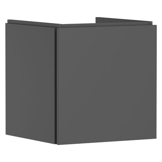 Hansgrohe Xilesa E Waschtischunterschrank 480x470mm, 1 Schubkasten für Handwaschbecken, Schiefergrau Matt
