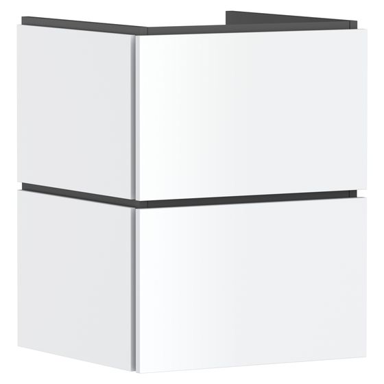 Hansgrohe Xilesa E Waschtischunterschrank 480x470mm, 2 SK PushOpen für Handwaschbecken, Mattweiß