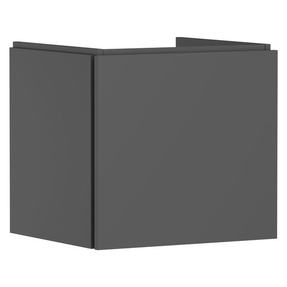 Hansgrohe Xilesa E Waschtischunterschrank 530x470mm, 1 Schubkasten für Waschtisch, Schiefergrau Matt