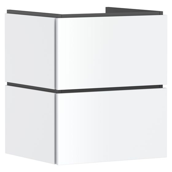 Hansgrohe Xilesa E Waschtischunterschrank 530x470mm, 2 SK PushOpen für Waschtisch, Mattweiß