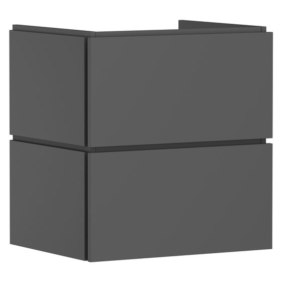 Hansgrohe Xilesa E Waschtischunterschrank 580x470mm, 2 SK für Waschtisch, Schiefergrau Matt