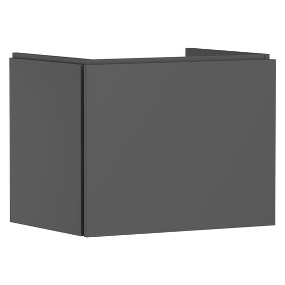 Hansgrohe Xilesa E Waschtischunterschrank 630x470mm, 1 Schubkasten für Waschtisch, Schiefergrau Matt