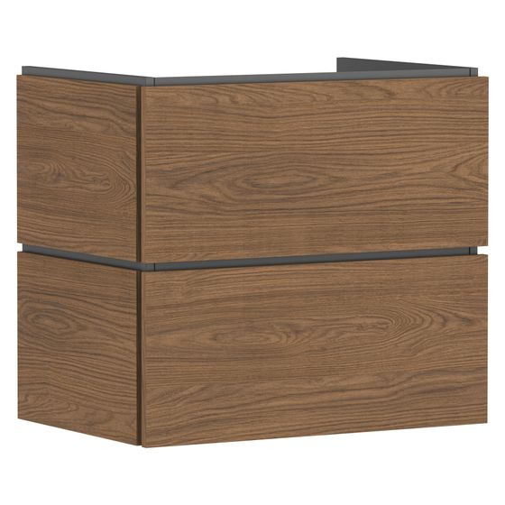 Hansgrohe Xilesa E Waschtischunterschrank 680x470mm, 2 SK für Waschtisch, Eiche Kaschmir