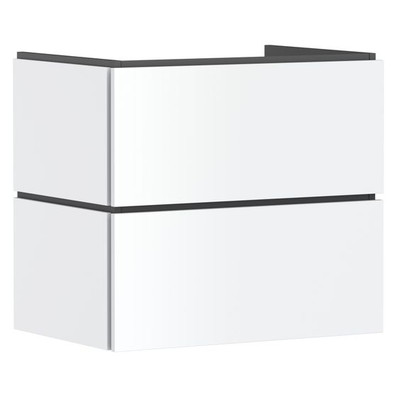 Hansgrohe Xilesa E Waschtischunterschrank 680x470mm, 2 SK für Waschtisch, Mattweiß