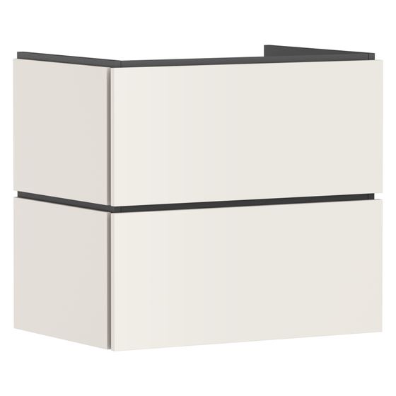 Hansgrohe Xilesa E Waschtischunterschrank 680x470mm, 2 SK für Waschtisch, Sandbeige Matt