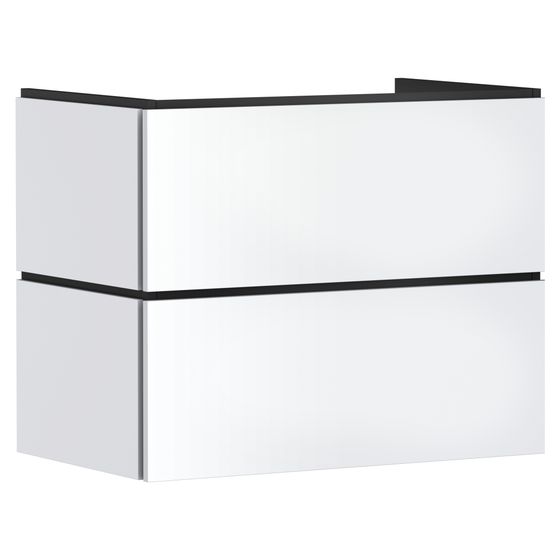 Hansgrohe Xilesa E Waschtischunterschrank 780x470mm, 2 SK PushOpen für Waschtisch, Mattweiß