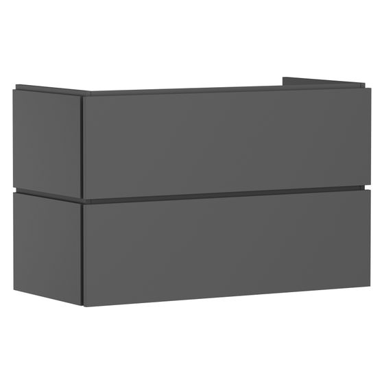 Hansgrohe Xilesa E Waschtischunterschrank 980x470mm, 2 SK für Waschtisch, Schiefergrau Matt
