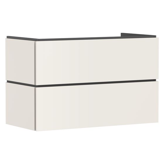 Hansgrohe Xilesa E Waschtischunterschrank 980x470mm, 2 SK für Waschtisch, Sandbeige Matt