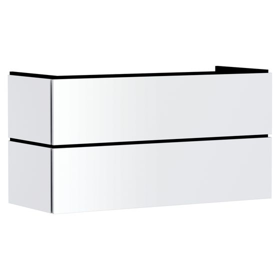Hansgrohe Xilesa E Waschtischunterschrank 1180x470mm, 2 SK PushOpen für Waschtisch, Mattweiß