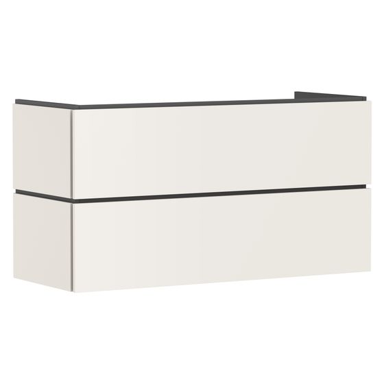 Hansgrohe Xilesa E Waschtischunterschrank 1180x470mm, 2 SK PushOpen für Waschtisch, Sandbeige Matt