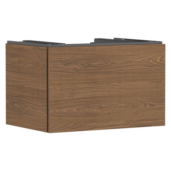 Hansgrohe Xilesa E Waschtischunterschrank 780x550mm, 1 Schubkasten für Konsole, Ausschnitt mittig, Eiche Kaschmir