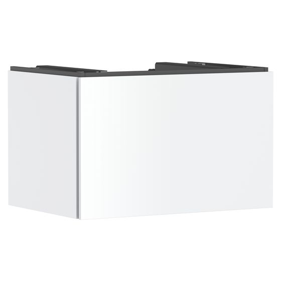Hansgrohe Xilesa E Waschtischunterschrank 780x550mm, 1 Schubkasten für Konsole, Ausschnitt mittig, Mattweiß