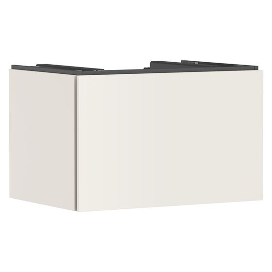 Hansgrohe Xilesa E Waschtischunterschrank 780x550mm, 1 Schubkasten für Konsole, Ausschnitt mittig, Sandbeige Matt