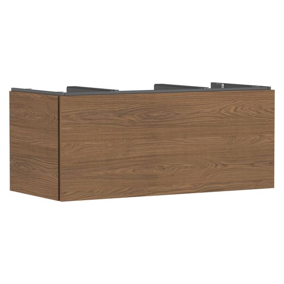 Hansgrohe Xilesa E Waschtischunterschrank 1180x550mm, 1 Schubkasten für Konsole, Ausschnitt mittig, Eiche Kaschmir