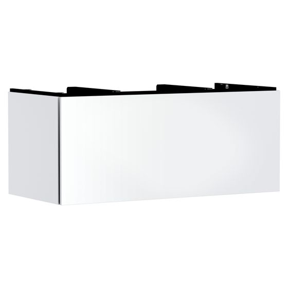 Hansgrohe Xilesa E Waschtischunterschrank 1180x550mm, 1 Schubkasten für Konsole, Ausschnitt mittig, Mattweiß