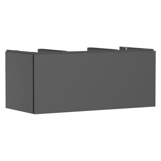 Hansgrohe Xilesa E Waschtischunterschrank 1180x550mm, 1 Schubkasten für Konsole, Ausschnitt mittig, Schiefergrau Matt