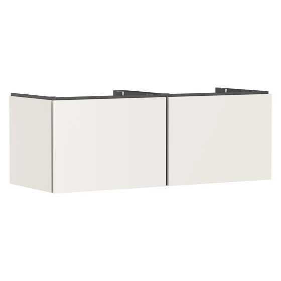 Hansgrohe Xilesa E Waschtischunterschrank 1375x550mm, 2 Schubkasten für Konsole, Sandbeige Matt