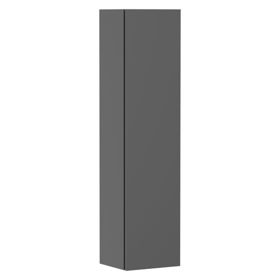 Hansgrohe Xilesa E Hochschrank 400x1650x350mm, SoftClose, Türanschlag links, Schiefergrau Matt