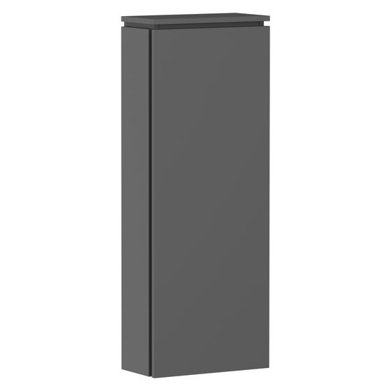 Hansgrohe Xilesa E Halbhochschrank 400x1065x200mm, SoftClose, Türanschlag links, Schiefergrau Matt