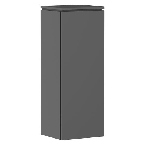 Hansgrohe Xilesa E Halbhochschrank 400x1065x350mm, SoftClose, Türanschlag rechts, Schiefergrau Matt