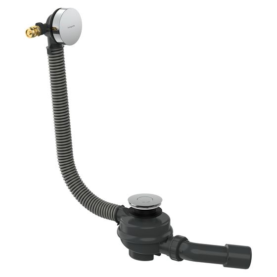 Hansgrohe Exafill Komplettset Wanneneinlauf Ab-, Überlaufgarnitur, 50mm, 23l/min, Chrom