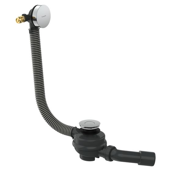 Hansgrohe Ab-, Überlaufgarnitur Flexaplus 58154XXX, 50mm, PP/ABS, Chrom, 58154000