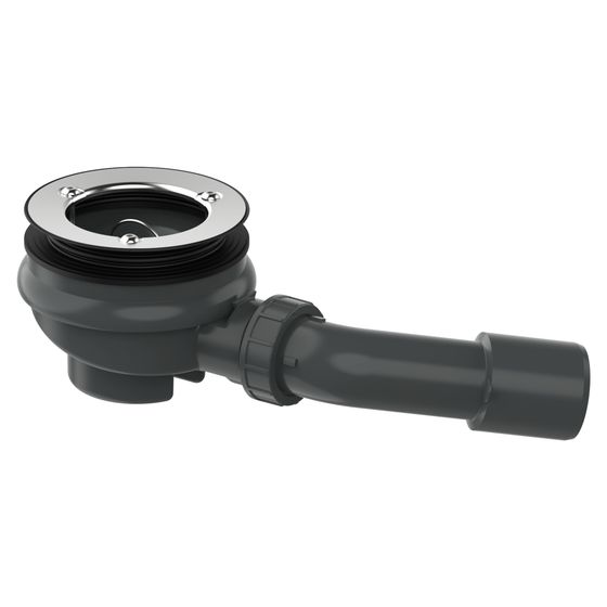 Hansgrohe Grundkörper RainDrain Staro, DN 50, 80mm Einbauhöhe, 28l/min, Polypropylen