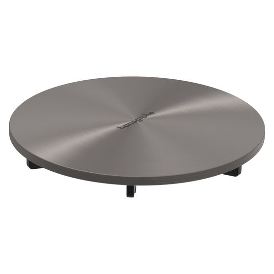 Hansgrohe RainDrain Staro Fertigset Ablaufgarnitur für Duschwanne, Brushed Black Chrome