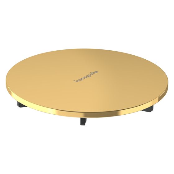 Hansgrohe RainDrain Staro Fertigset Ablaufgarnitur für Duschwanne, Polished Gold Optic