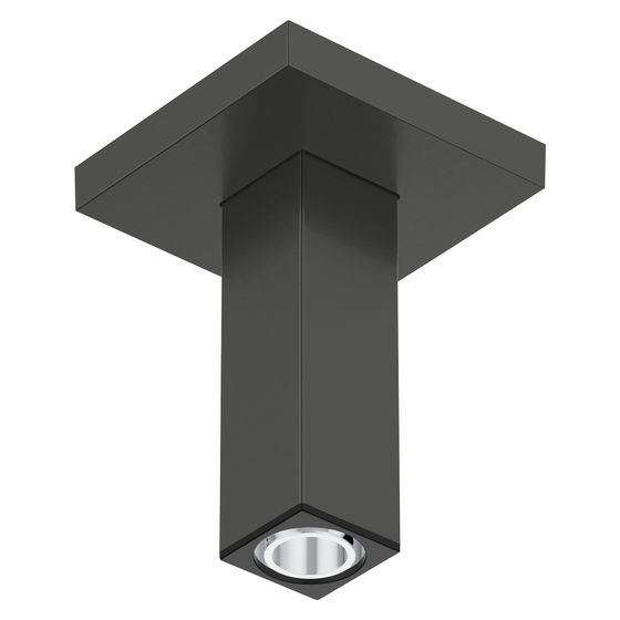 Hansgrohe Deckenanschluss E, 100mm, Unterputzmontage, Brushed Black Chrome