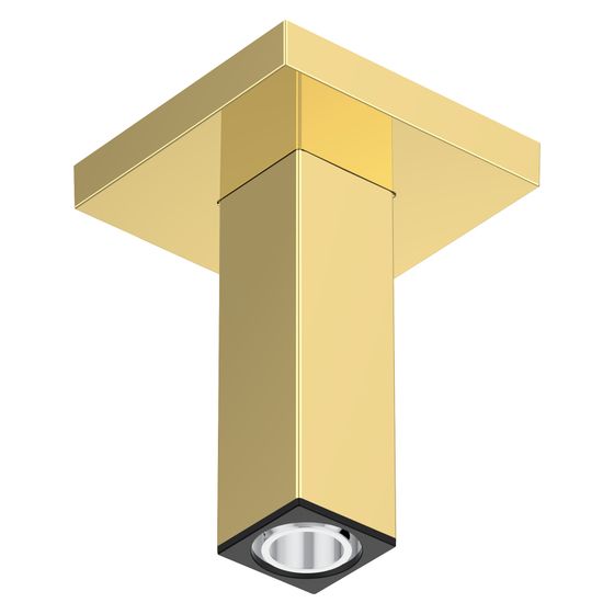 Hansgrohe Deckenanschluss E, 100mm, Unterputzmontage, Polished Gold Optic