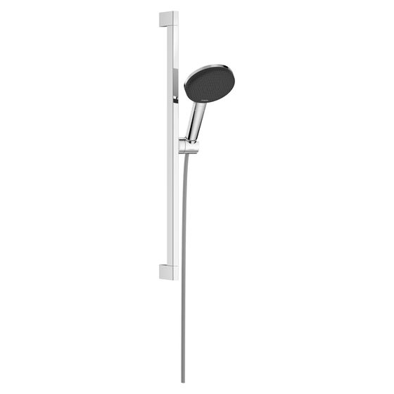 Hansgrohe Raindance Alive Select S Brauseset 125mm, 7,1l/min, 3jet EcoSmart, Unica E Puro 65cm, Easy Slide Brausehalter, Chrom